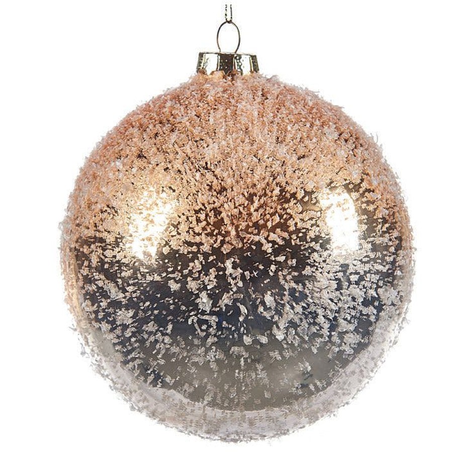 Christmas Tree | Goodwill Glass Snow Top Gradient Ball P 36882