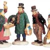 Christmas Villages | Lemax Lemax Village People Figurinesset/6 92356 - Lemax Caddington Village