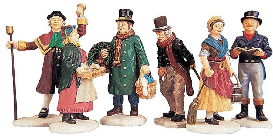 Christmas Villages | Lemax Lemax Village People Figurinesset/6 92356 - Lemax Caddington Village